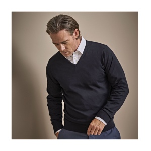 Pull col v homme
