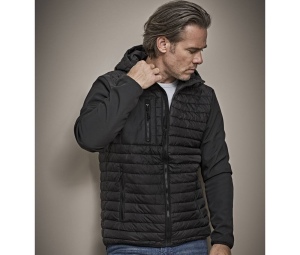 Veste bi-matière homme
