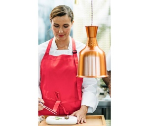 Tablier à bavette avec poche