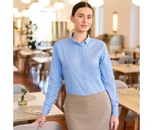 Chemise oxford stretch femme