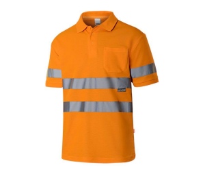 Polo haute visibilité en coton/polyester