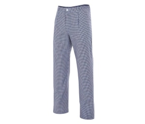Fermeture à bouton avec braguette zippée. Tissu élastique. Pinces sur le devant. 3 poches.