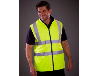 Bodywarmer réversible haute visibilité