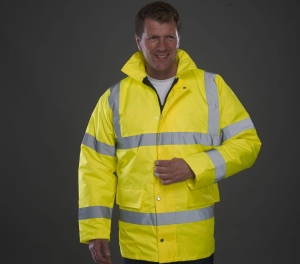 Parka matelassée haute visibilité