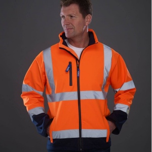Veste softshell haute visibilité