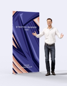 Stand éco HD 100x200 cm