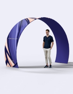 ARCHE DOUBLE EN ALUMINIUM 347 x 245 CM