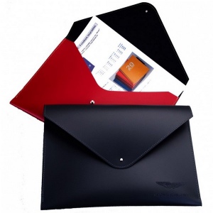 La pochette porte-documents A4 en cuir recyclé