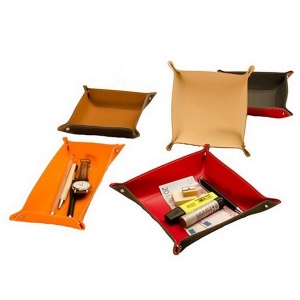 Vide poche en cuir recyclé