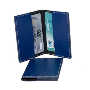 Porte-cartes de crédit en cuir recyclé