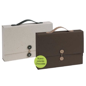 Valisette en carton recyclé