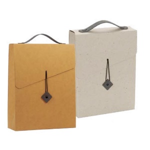 Valisette en carton recyclé