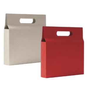 Valisette en carton recyclé