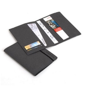 Porte-documents en cuir recyclé