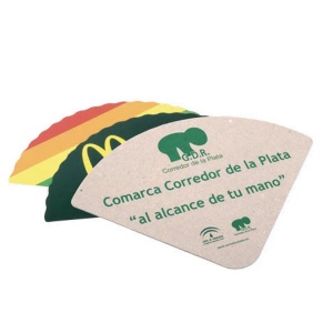 Eventail en carton recyclé
