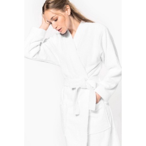 Peignoir col kimono