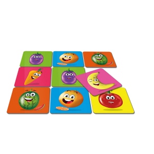 Jeu de mémo - 22 cartes - "Les fruits et légumes"