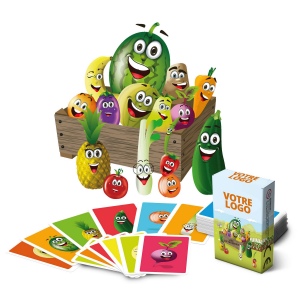 Jeu de mémo "Fruits et légumes" - 44 cartes