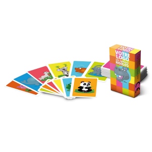 Jeu de mémo "Animaux rigolos" - 33 cartes