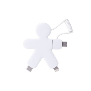 Buddy Cable - Câble de charge multi-connecteurs Double entrée Type-C & USB