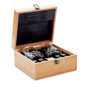 INVERNESS - Set whisky avec boîte bambou