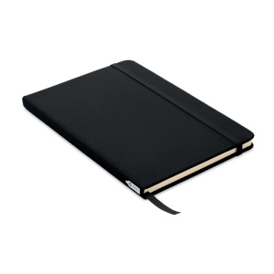 Carnet A5 publicitaire avec couverture en RPET 600D