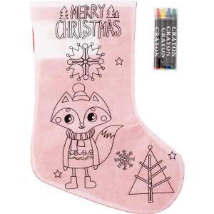Chaussette de Noël en non-tissé 80g/m² Jasleen