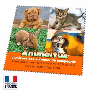Lingette en microfibre 250 gr/m² format 180x180 mm