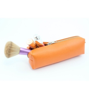 Trousse zippée 196 x 58 x 63 mm en PU