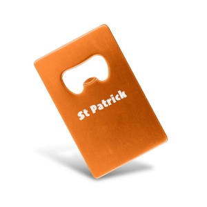 Plaque aluminium décapsuleur - PUHT marquage quadri