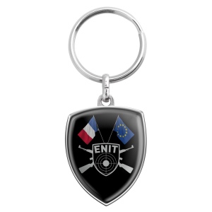 Porte-clés zamac forme blason