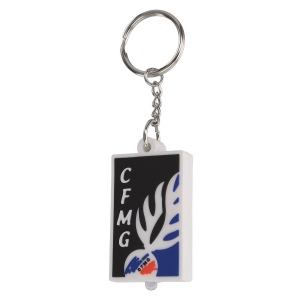 Porte-clés lampe pvc souple - pcla5 - 50x30mm