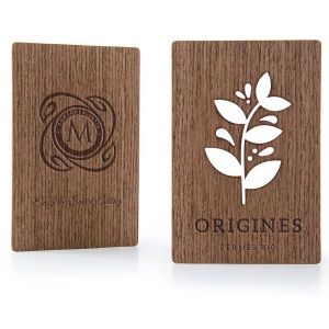 CARTE POSTALE EN BOIS FORMAT A6