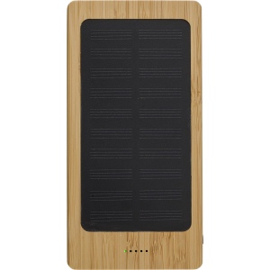 Power bank solaire en bambou, 8 000mAh Joan