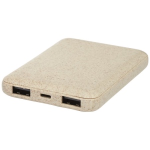 Batterie de secours Asama de 5 000 mAh en paille de blé