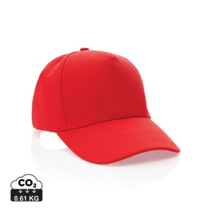 Casquette 5 panneaux en coton recyclé 280gr IMPACT