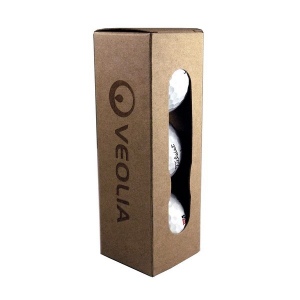 Etui carton recyclé pour 3 balles
