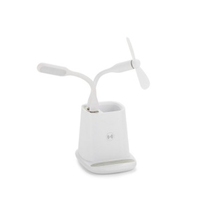 Organiseur de bureau avec chargeur à induction BERGO