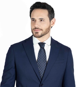 Cravate personnalisée - Polyester tissé Jacquard