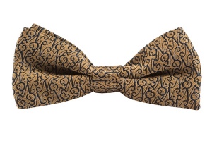 Noeud-papillon personnalisé - Polyester tissé Jacquard