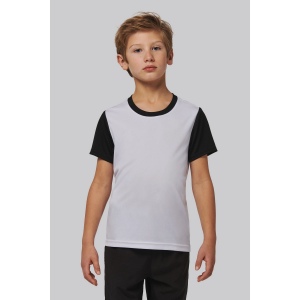 Maillot manches courtes bicolore enfant