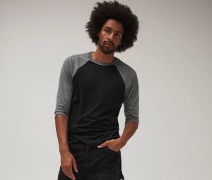 Tee-shirt baseball manches 3/4