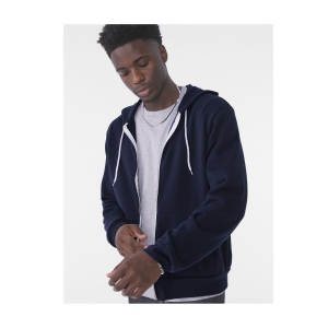 Sweat capuche zippé unisexe