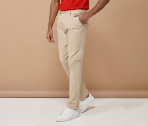 Pantalon homme chino ceinture ajustable