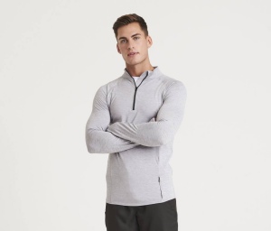 Tee-shirt de sport col zippé