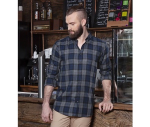 Chemise à carreaux homme urban-style