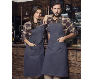 Tablier à bavette jeans-style