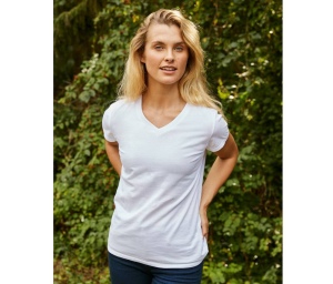 Tee-shirt femme col v