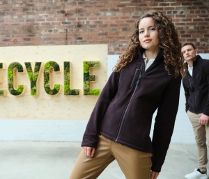 Veste micropolaire femme en polyester recyclé