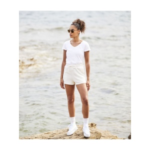 Tee-shirt femme col V